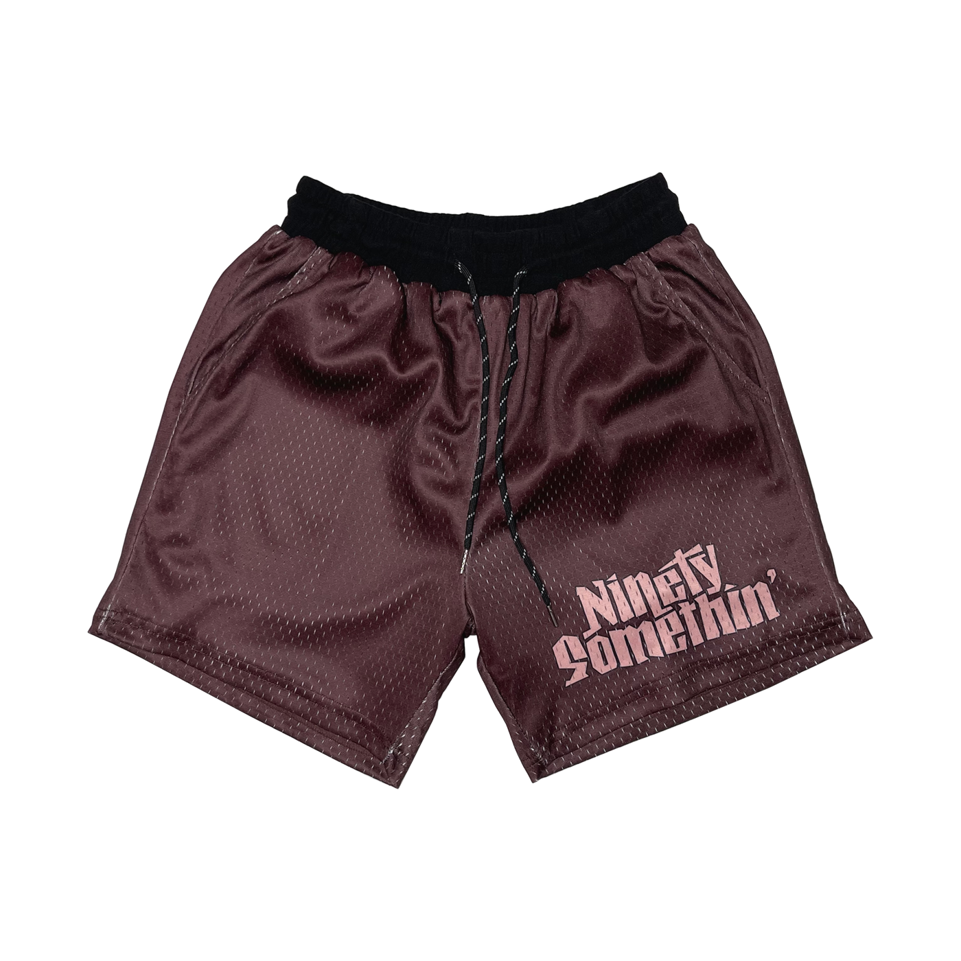 Ninety Somethin Baroque Brown Mesh Shorts